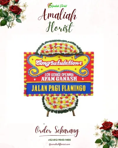 Bunga Papan Congratulation di Lumbangsari